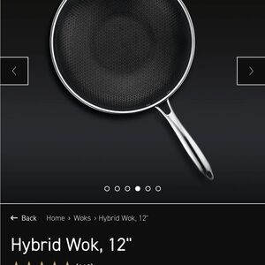 Hybrid Wok with Silver Handle